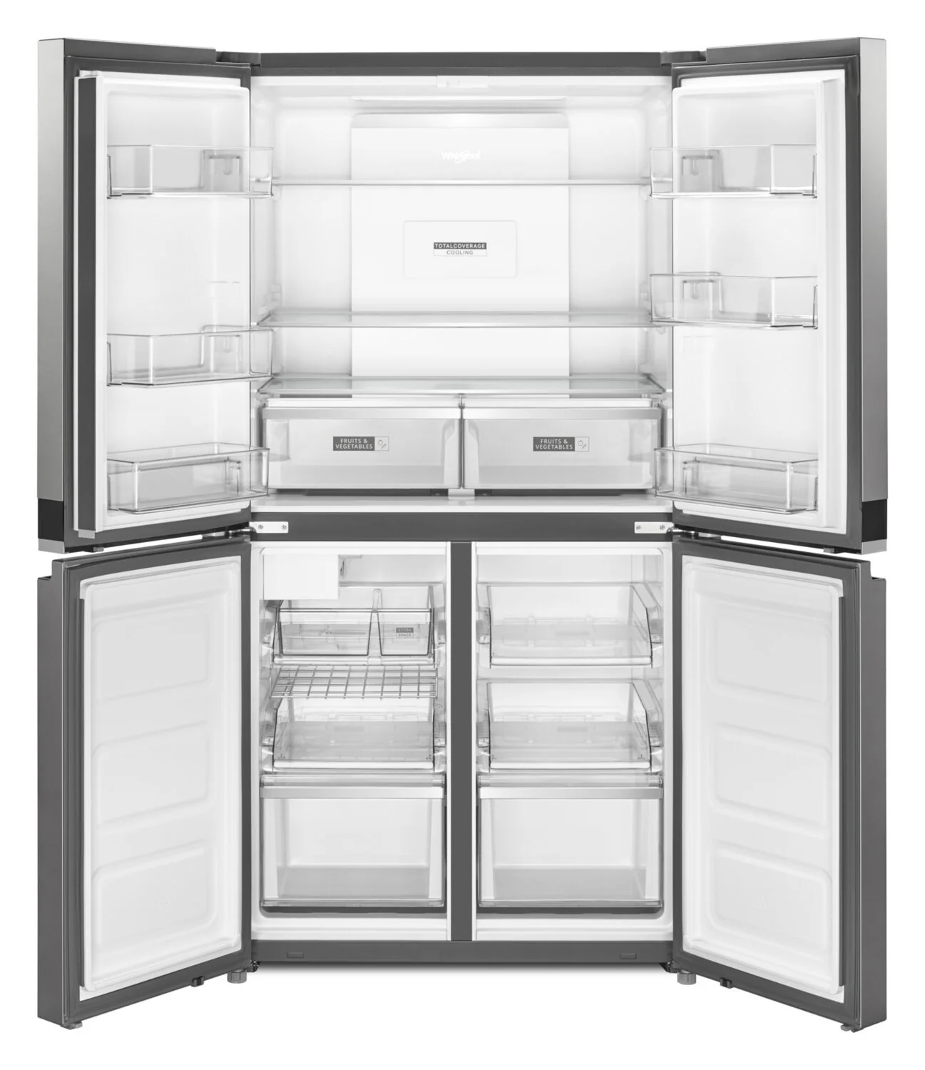 Whirlpool 19.4 Cu. Ft. 4-Door French-Door Refrigerator - WRQA59CNKZ - Image 2
