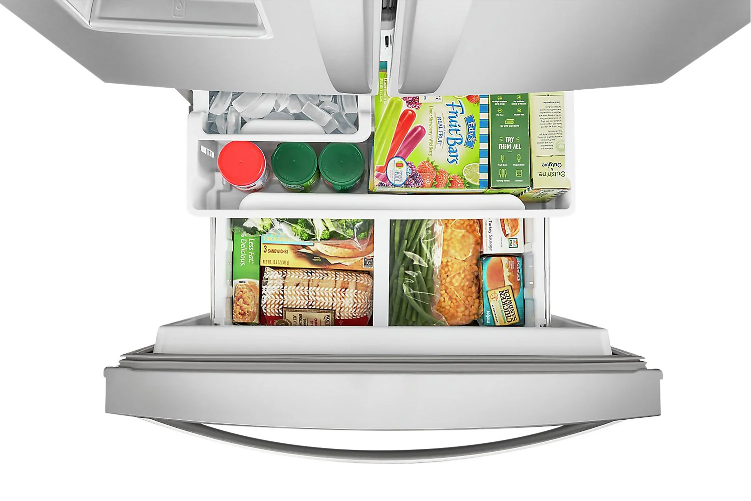 Whirlpool 20 Cu. Ft. French-Door Refrigerator - WRF560SEHZ - Image 4