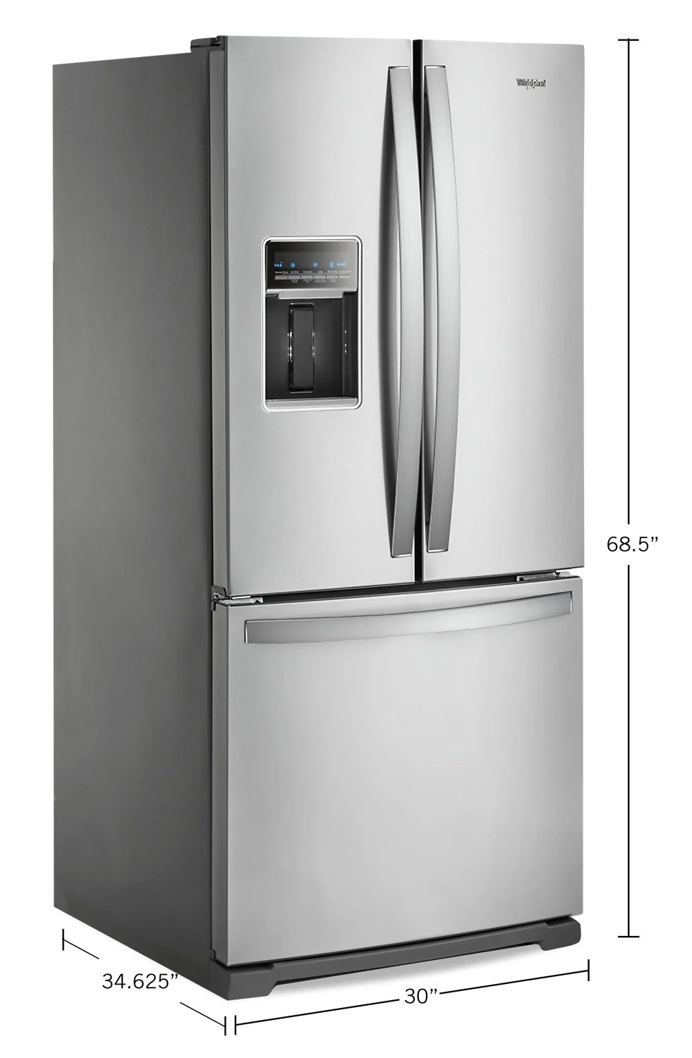 Whirlpool 20 Cu. Ft. French-Door Refrigerator - WRF560SEHZ - Image 9