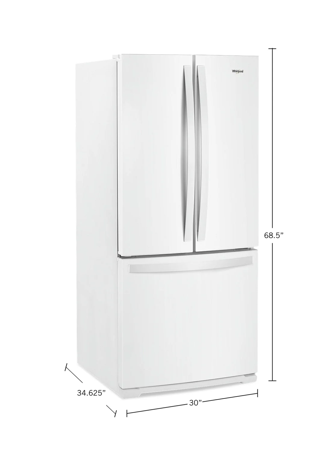 Whirlpool 20 Cu. Ft. French-Door Refrigerator - WRF560SFHW - Image 10