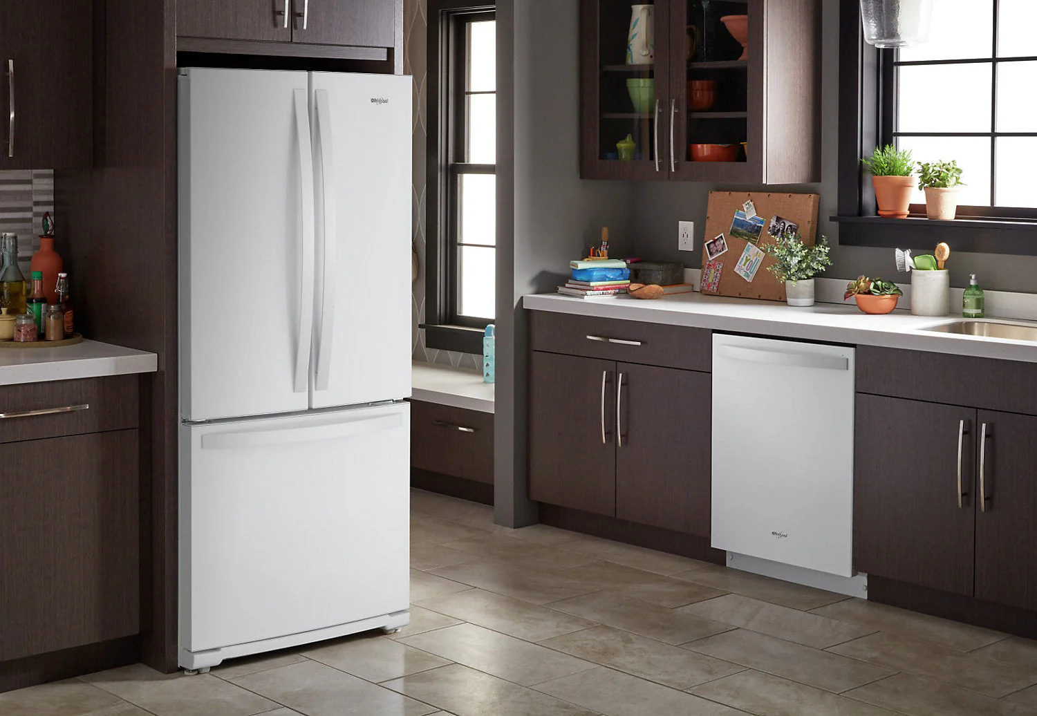 Whirlpool 20 Cu. Ft. French-Door Refrigerator - WRF560SFHW - Image 4