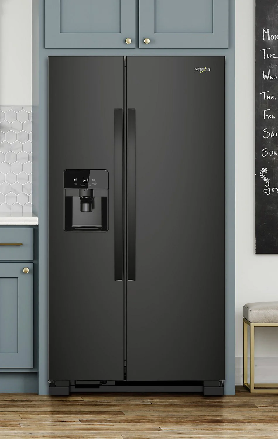 Whirlpool 21 Cu. Ft. Side-by-Side Refrigerator - WRS321SDHB - Image 3