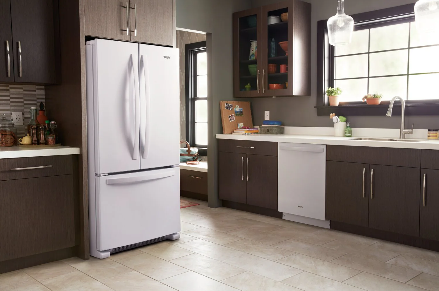 Whirlpool 22 Cu. Ft. French-Door Refrigerator - WRFF5333PW - Image 8