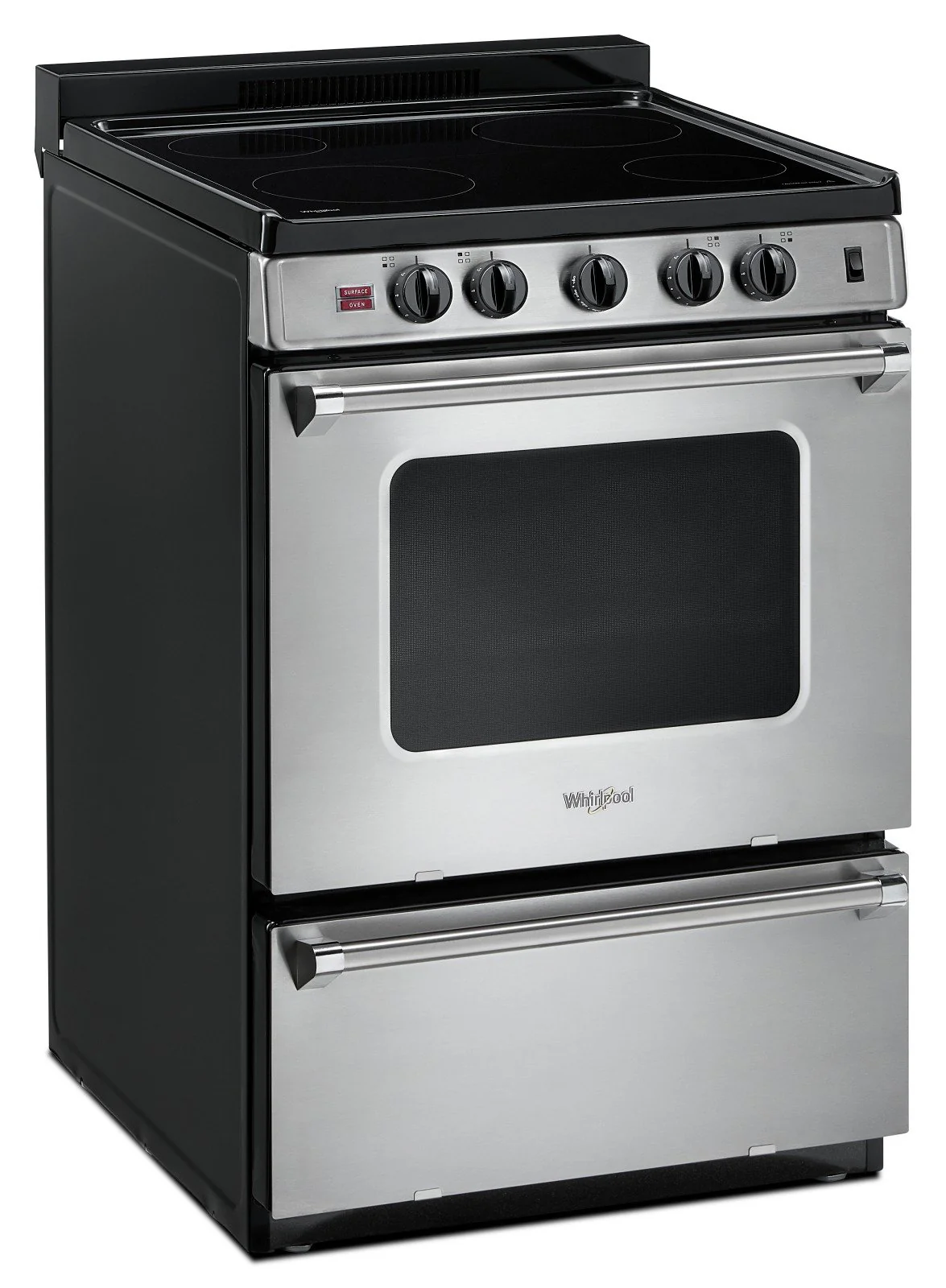 Whirlpool 24" 3.0 Cu. Ft. Freestanding Electric Range - YWFE50M4HS - Image 2