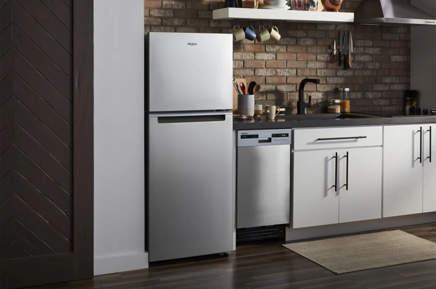 Whirlpool 24" Counter Depth Fingerprint-Resistant Stainless Finish Top Mount Refrigerator (11.6 Cu.Ft) - WRT112CZJZ - Image 4