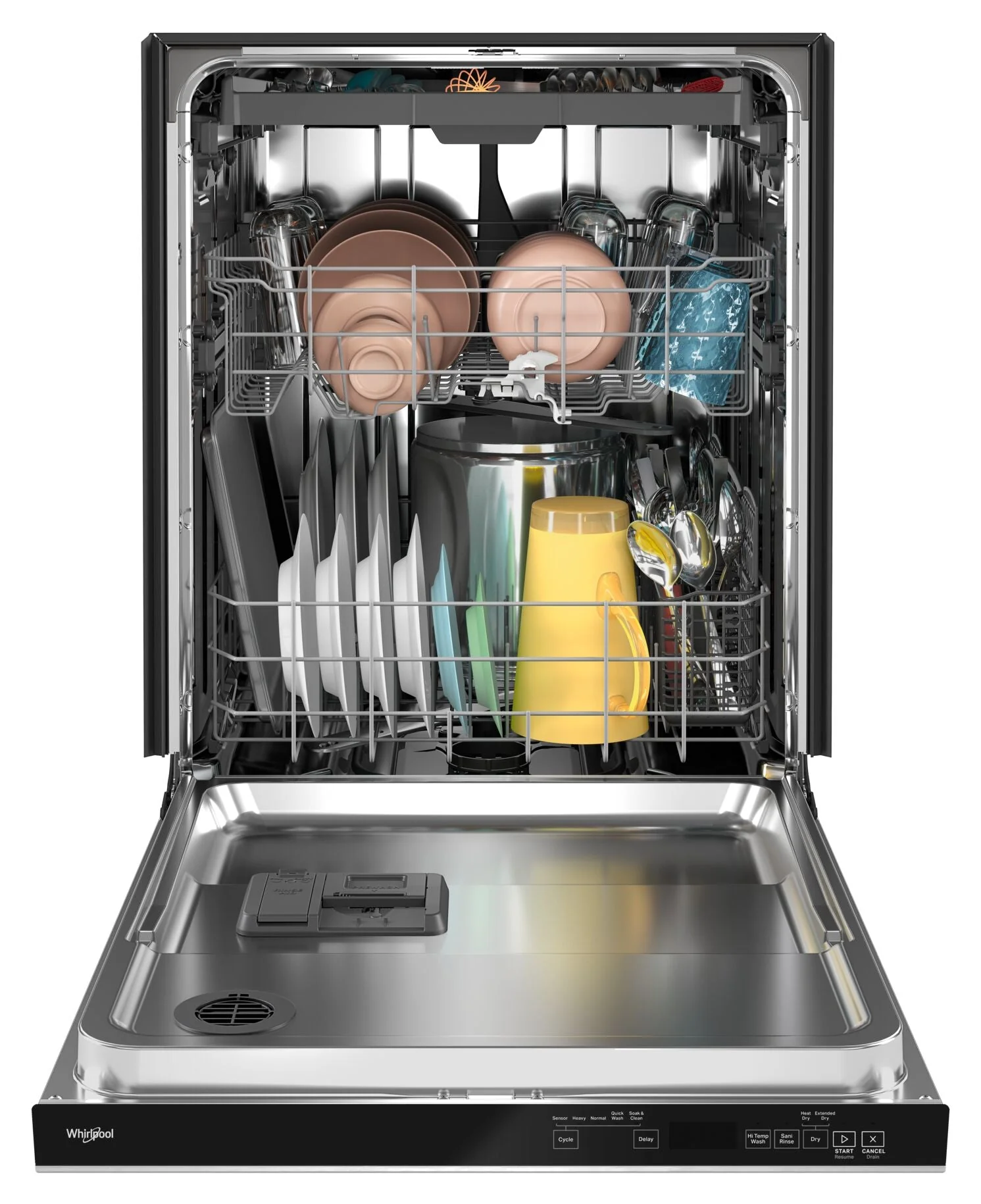 Whirlpool 24" Fingerprint Resistant Stainless Stee Dishwasher with 3rd Rack (47 dBA) - WDTA50SAKZ - Image 3