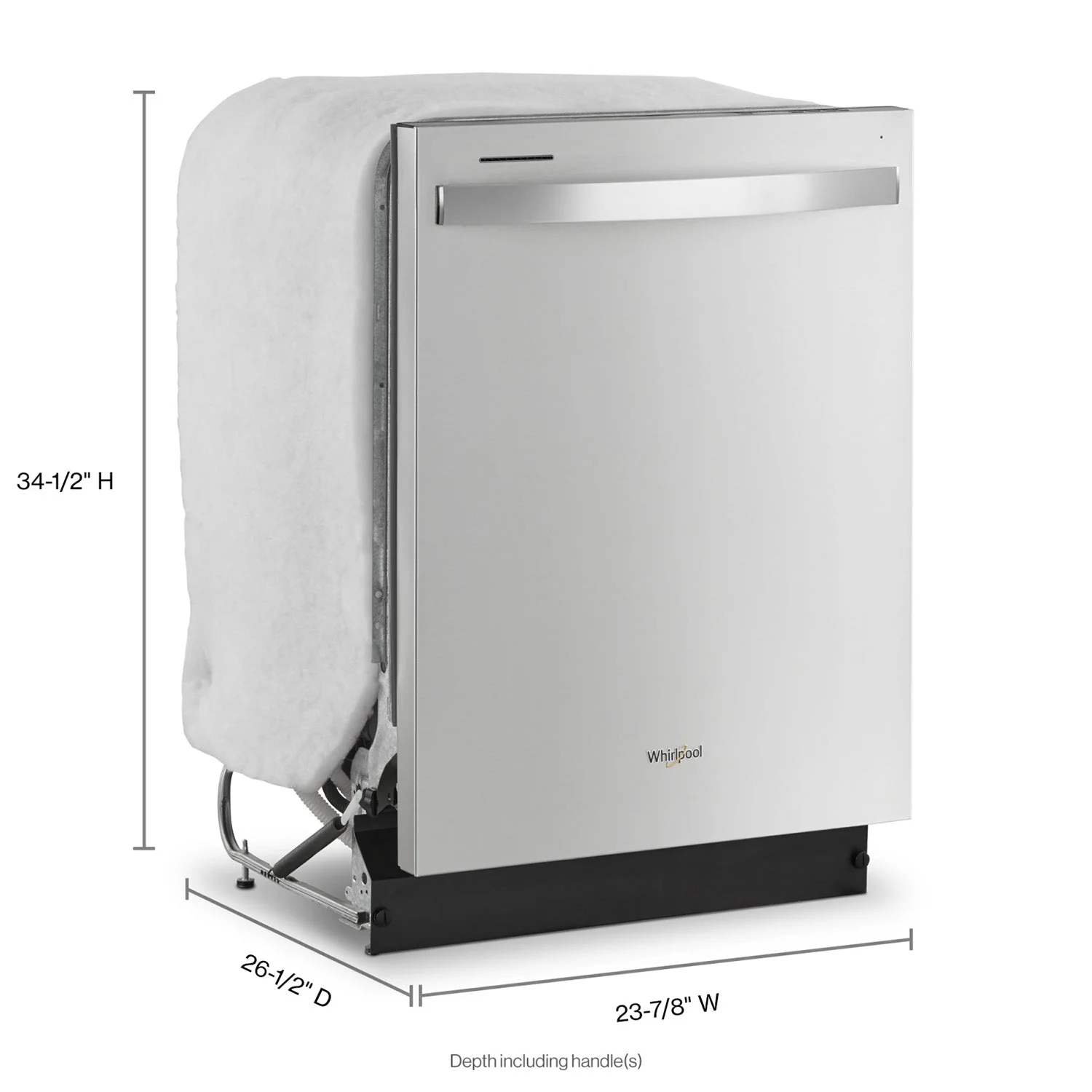 Whirlpool 24" Fingerprint Resistant Stainless Steel Dishwasher (55 dBA) - WDT540HAMZ - Image 2