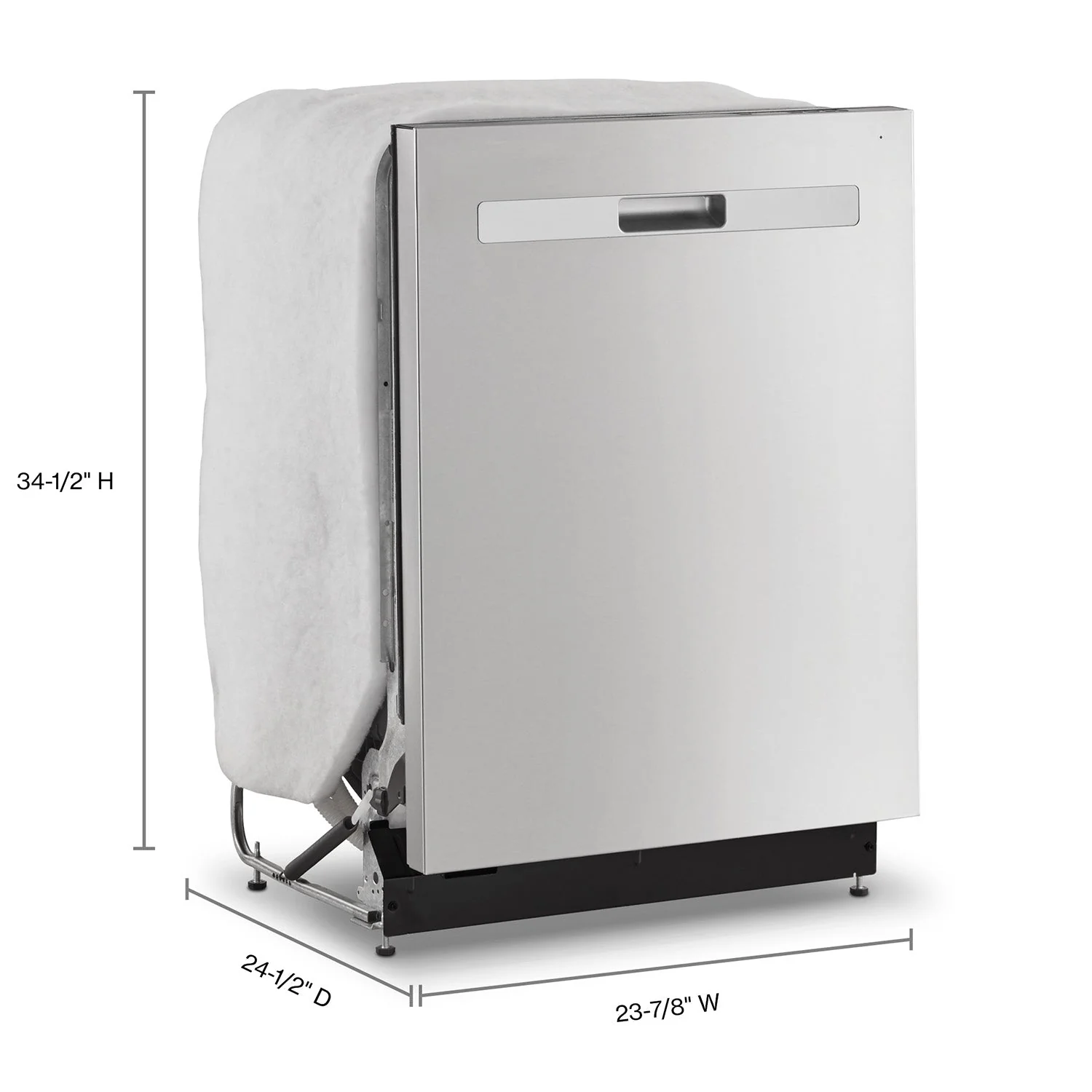 Whirlpool 24" Fingerprint Resistant Stainless Steel Dishwasher with 3rd Rack (51 dBA) - WDP730HAMZ - Image 2