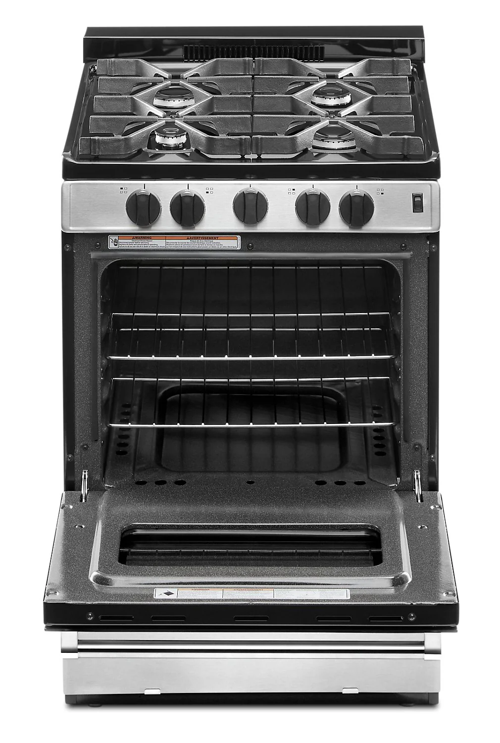 Whirlpool 24-Inch 3.0 Cu. Ft. Freestanding Gas Range - WFG500M4HS - Image 2