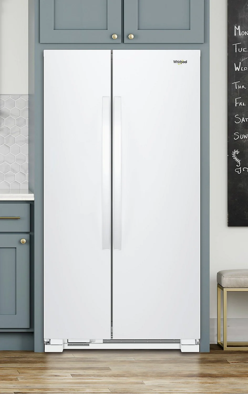 Whirlpool 25 Cu. Ft. Side-by-Side Refrigerator - WRS315SNHW - Image 4
