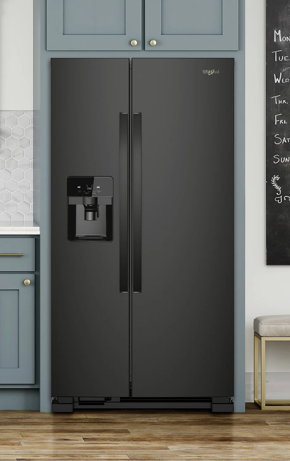 Whirlpool 25 Cu. Ft. Side-by-Side Refrigerator - WRS325SDHB - Image 3