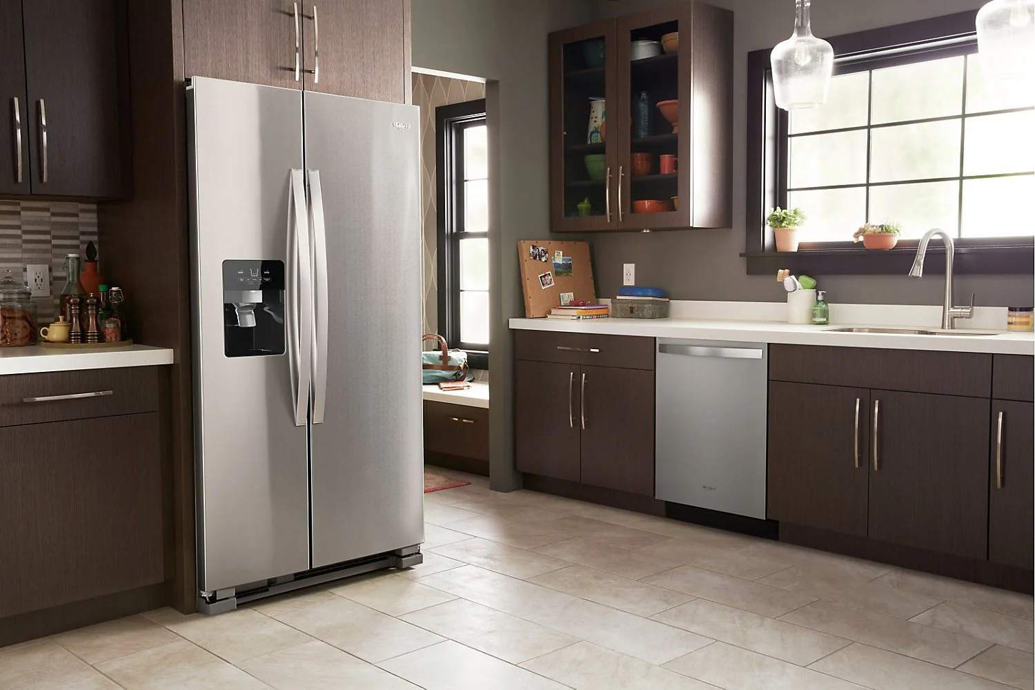 Whirlpool 25 Cu. Ft. Side-by-Side Refrigerator - WRS325SDHZ - Image 5
