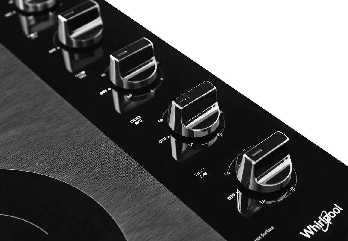 Whirlpool 30" Electric Ceramic Glass Cooktop with Two Dual Radiant Elements - WCE77US0HB - Image 3