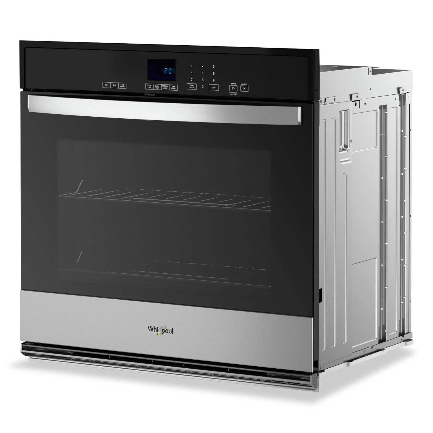 Whirlpool 4.3 Cu. Ft. Single Wall Oven with Self-Clean - WOES3027LS - Image 2