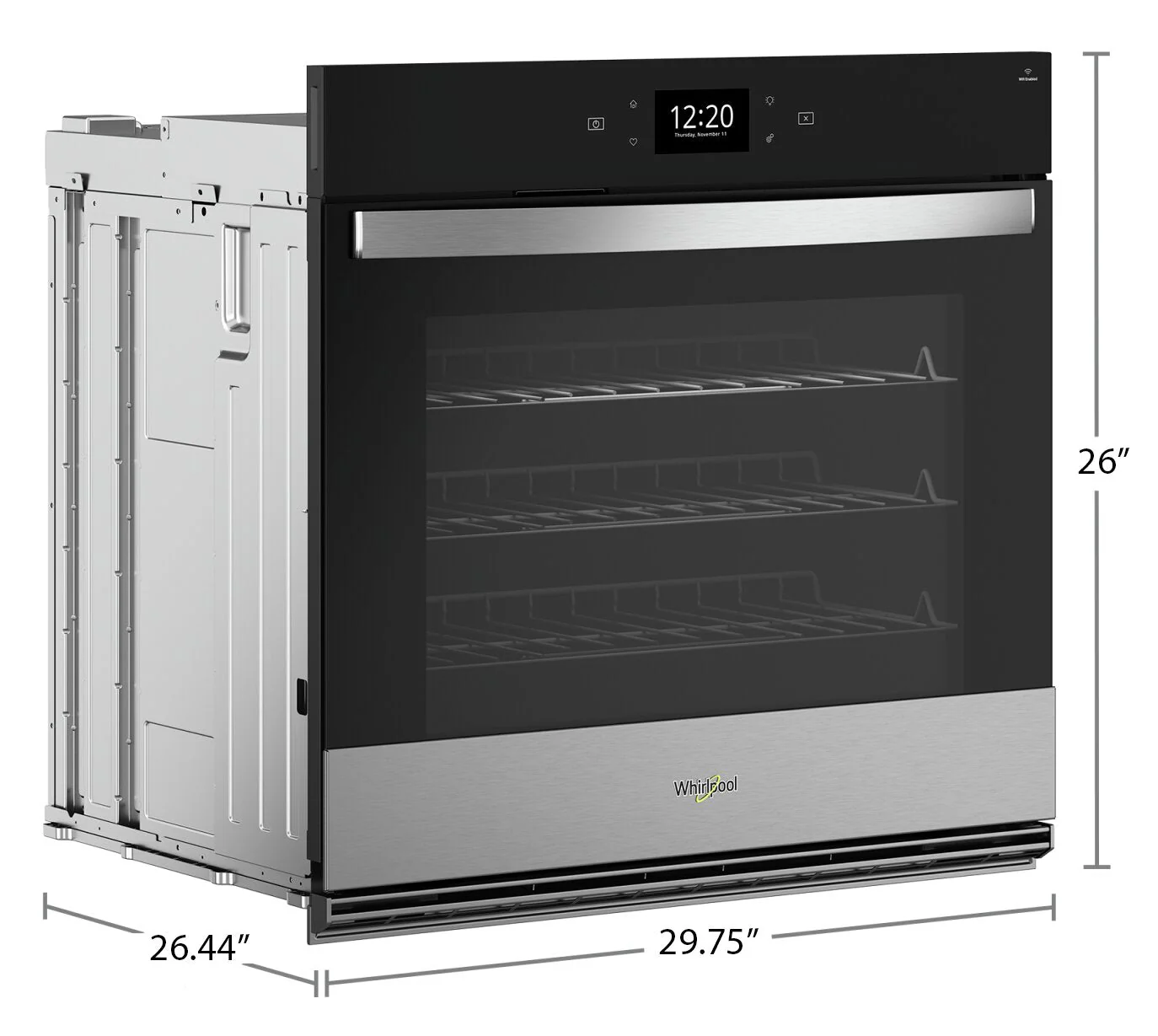 Whirlpool 4.3 Cu. Ft. Smart Single Wall Oven with Air Fry - WOES7027PZ - Image 6