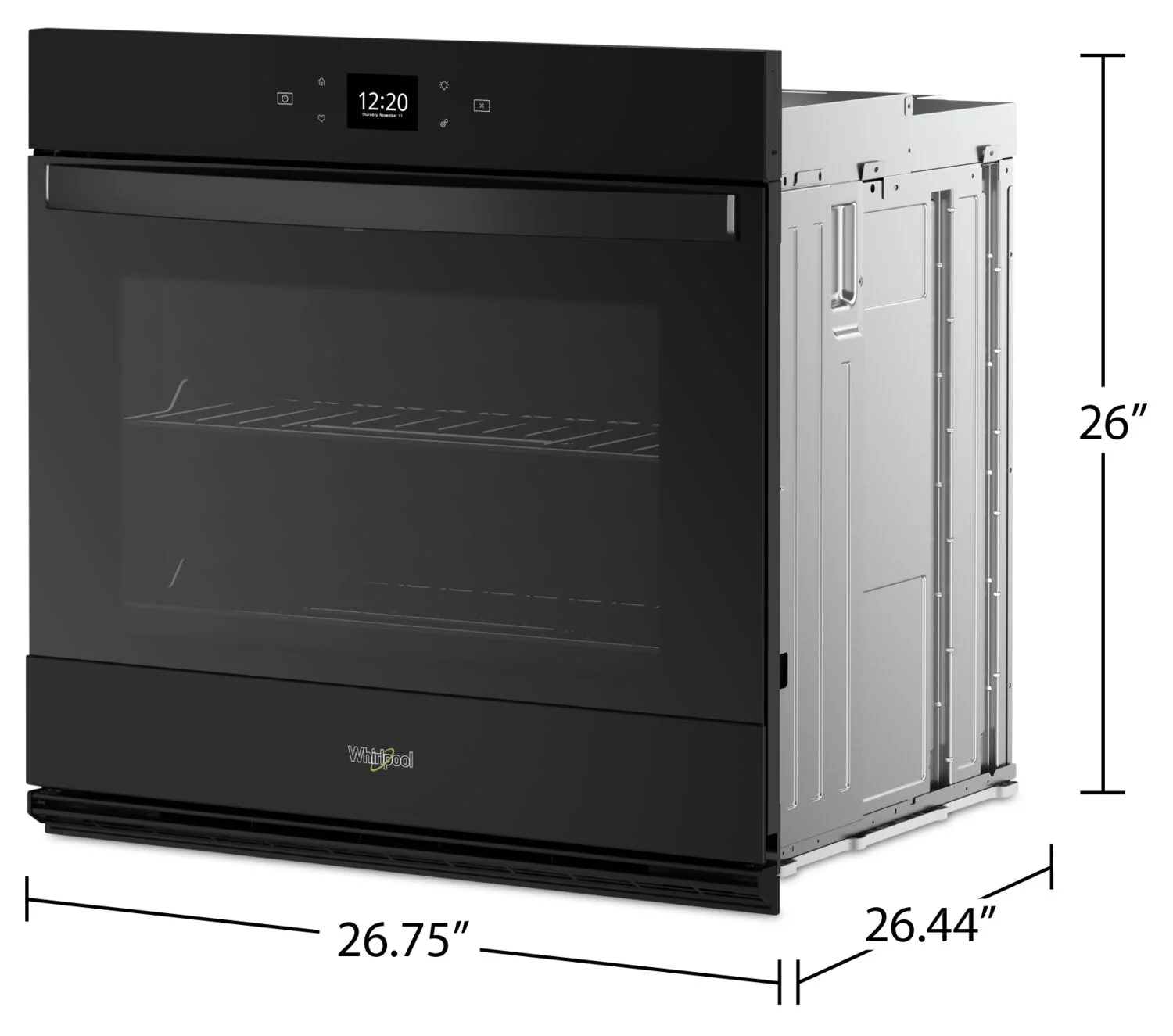 Whirlpool 4.3 Cu. Ft. Smart Single Wall Oven - WOES5027LB - Image 6