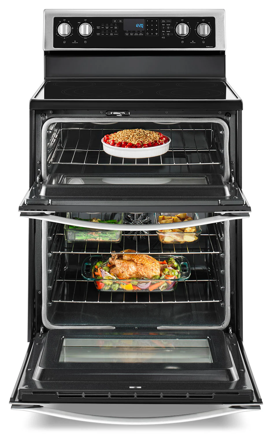 Whirlpool® 6.7 Cu. Ft. Electric Double Oven Range with True Convection - Image 4