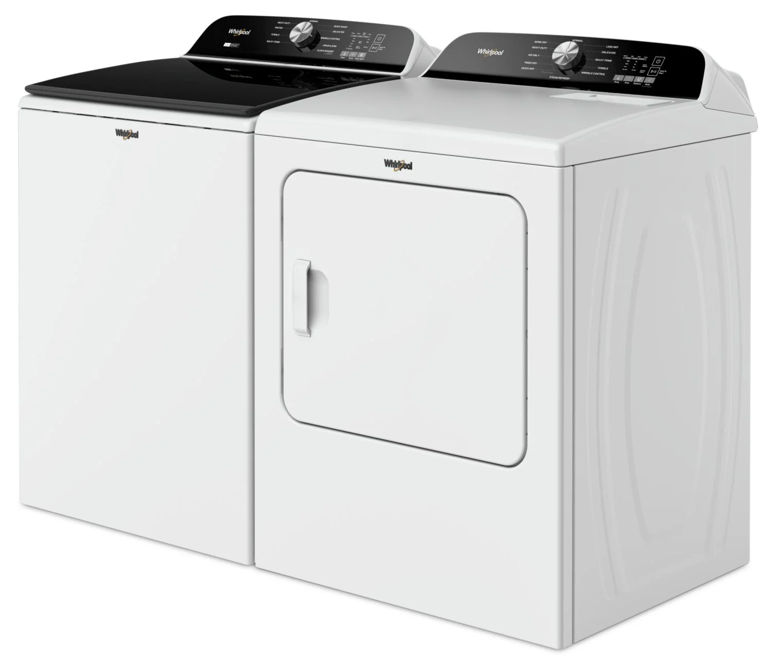 Whirlpool 6.1 Cu. Ft. Top-Load Washer with Removable Agitator and 7 Cu. Ft. Electric Dryer - WTW6157W/YWED615W - Image 3
