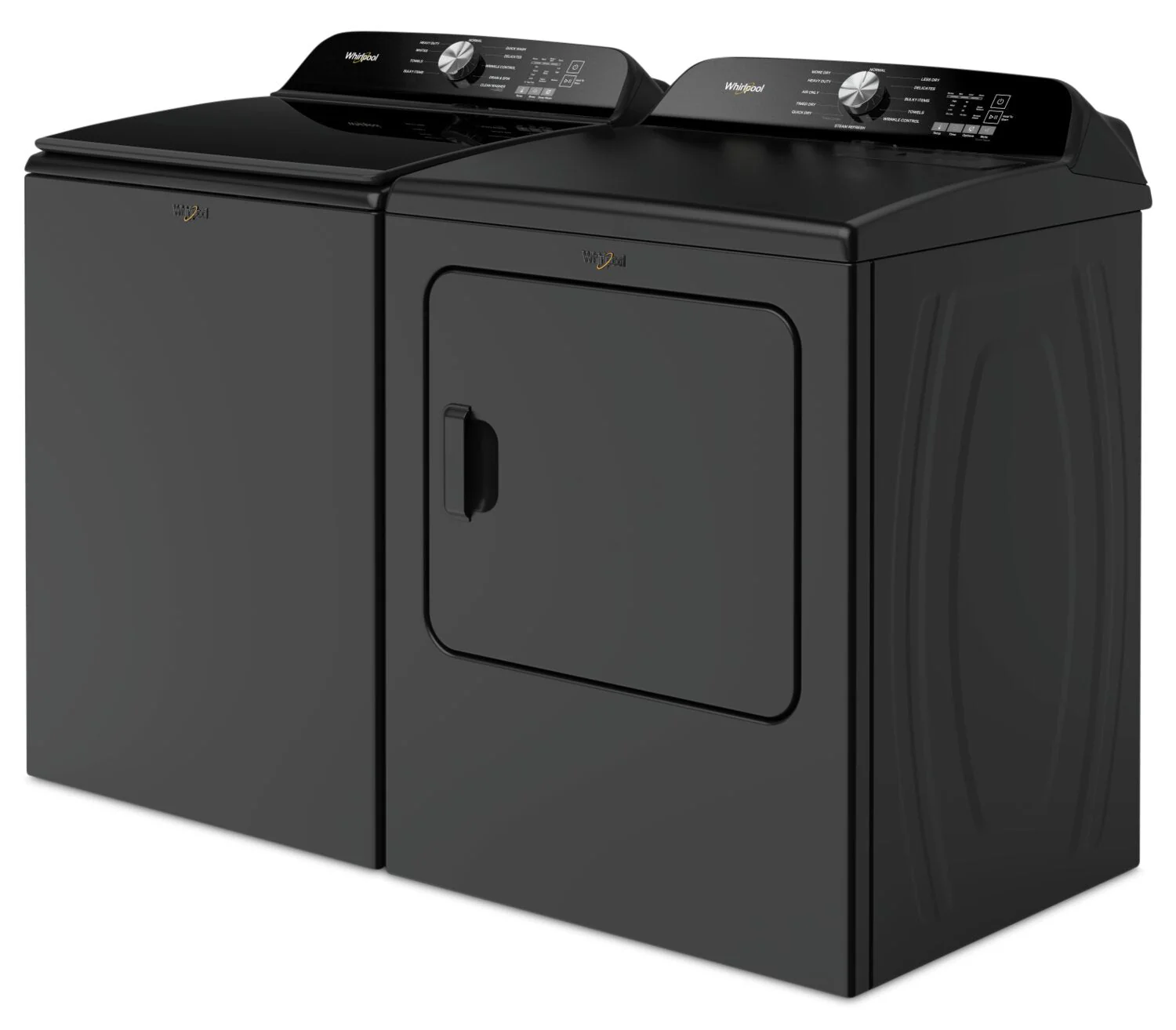 Whirlpool 6.1 Cu. Ft. Top-Load Washer with Removable Agitator and 7 Cu. Ft. Gas Dryer - WTW6157B/WGD6150B - Image 3