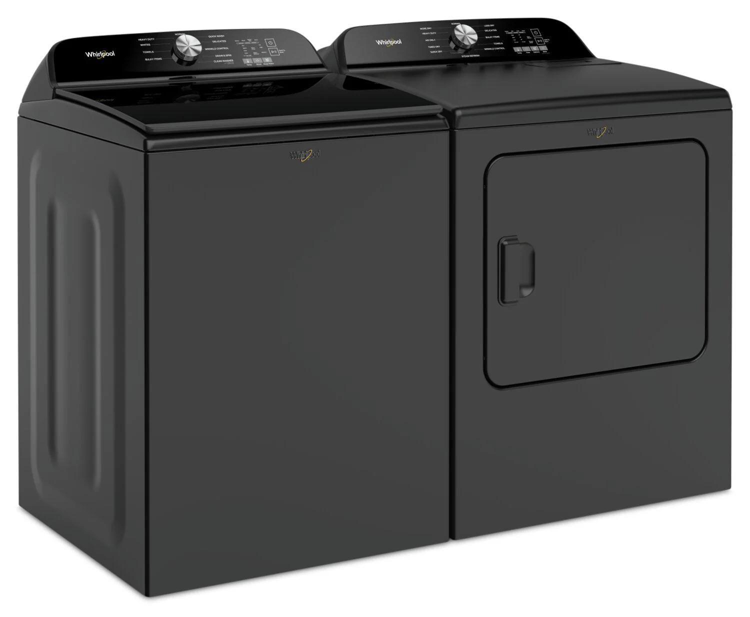 Whirlpool 6.1 Cu. Ft. Top-Load Washer with Removable Agitator and 7 Cu. Ft. Gas Dryer - WTW6157B/WGD6150B - Image 4