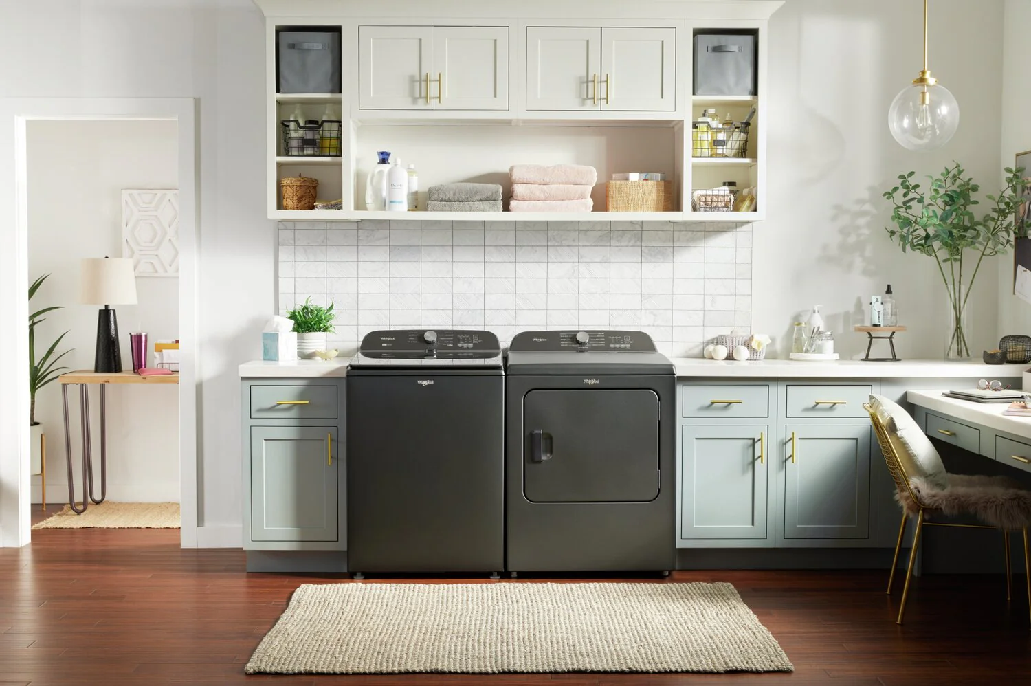Whirlpool 6.1 Cu. Ft. Top-Load Washer with Removable Agitator and 7 Cu. Ft. Gas Dryer - WTW6157B/WGD6150B - Image 7