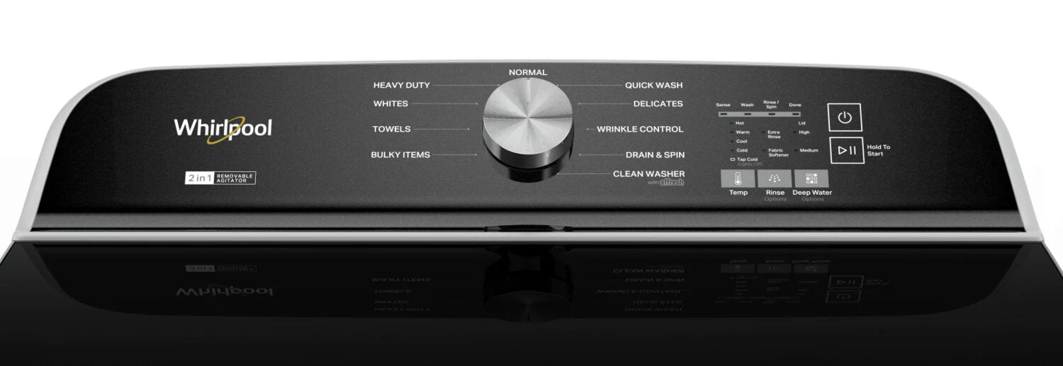 Whirlpool 6.1 Cu. Ft. Top-Load Washer with Removable Agitator - WTW6157PW - Image 3
