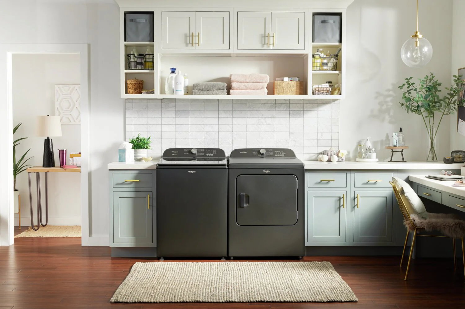 Whirlpool 7 Cu. Ft. Electric Dryer with Moisture Sensor and Steam - YWED6150PB - Image 5