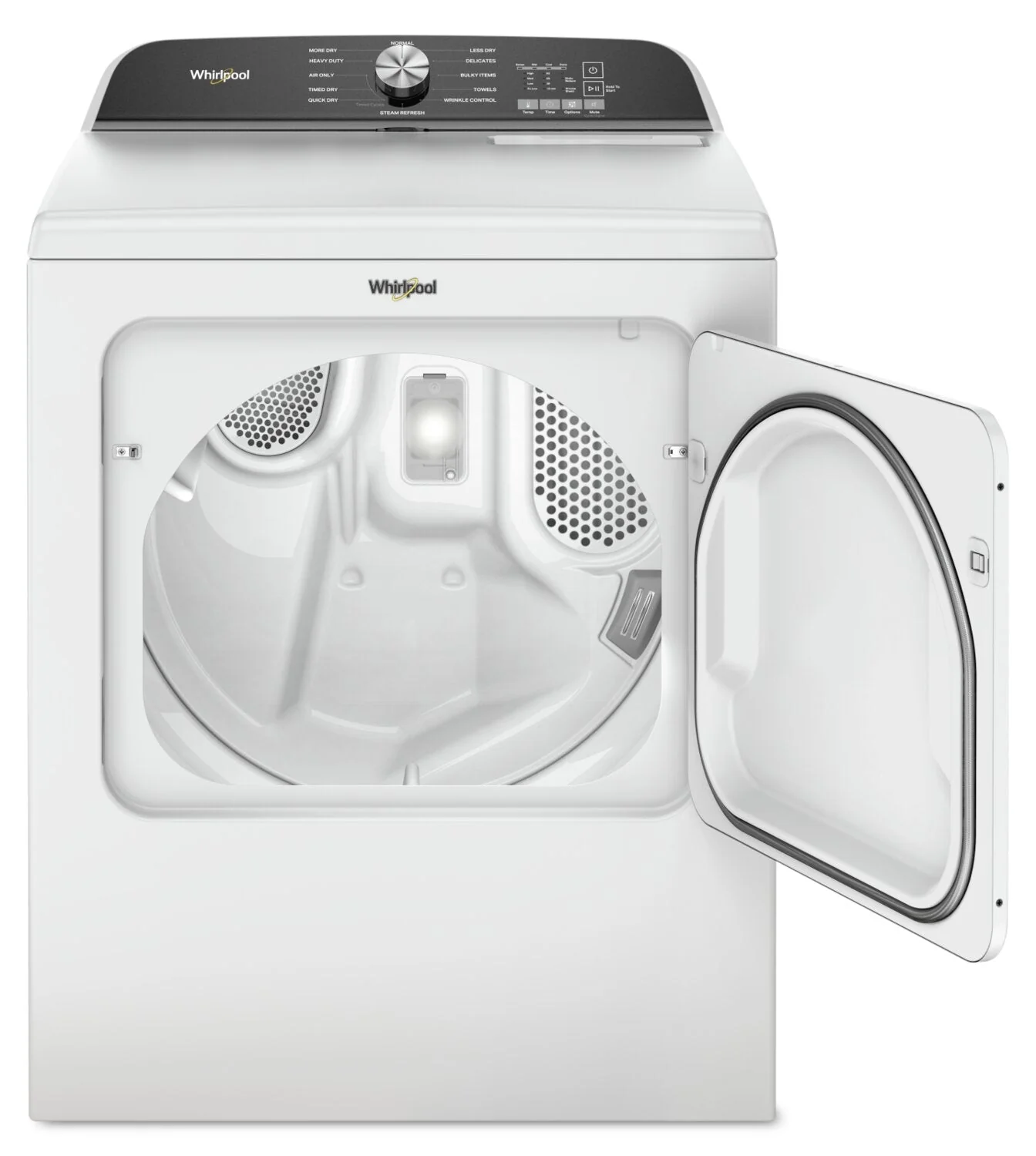 Whirlpool 7 Cu. Ft. Electric Dryer with Moisture Sensor and Steam - YWED6150PW - Image 2