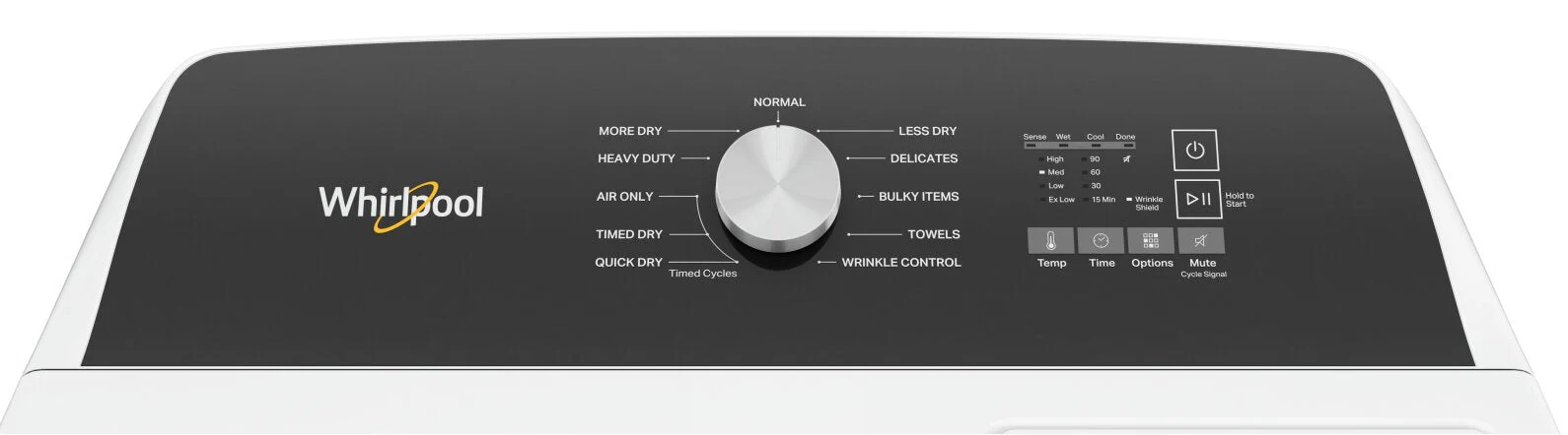 Whirlpool 7 Cu. Ft. Gas Dryer with Moisture Sensing - WGD5010LW - Image 3