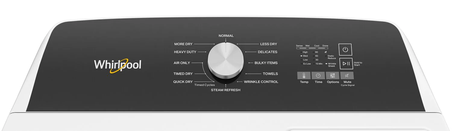 Whirlpool 7 Cu. Ft. Gas Dryer with Steam - WGD5050LW - Image 3