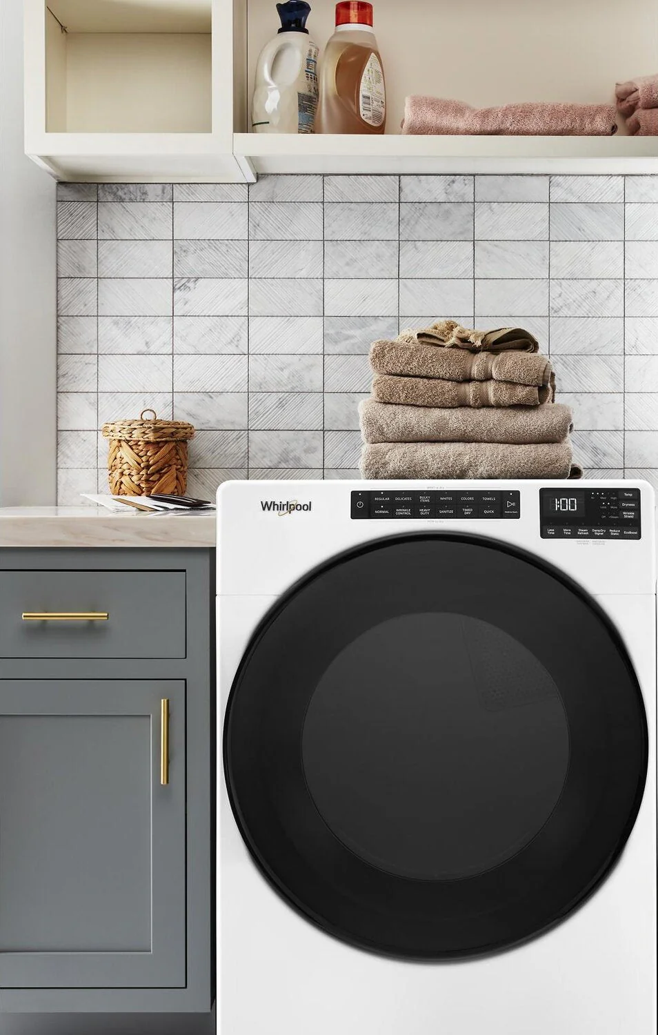 Whirlpool 7.4 Cu. Ft. Electric Dryer with Steam - YWED6605MW - Image 3