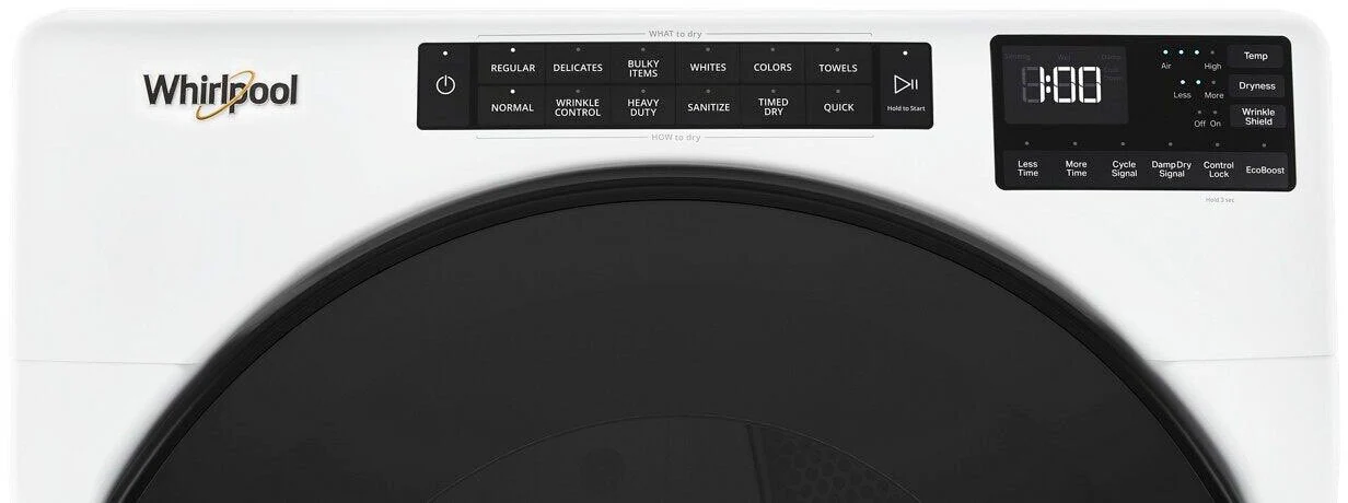Whirlpool 7.4 Cu. Ft. Gas Dryer with Wrinkle Shield™ - WGD5605MW - Image 3