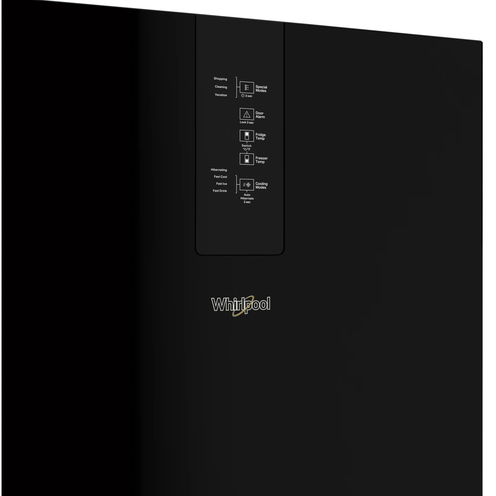Whirlpool Black 24" Bottom Mount Refrigerator (12.9 Cu.Ft) - WRB533CZJB - Image 4