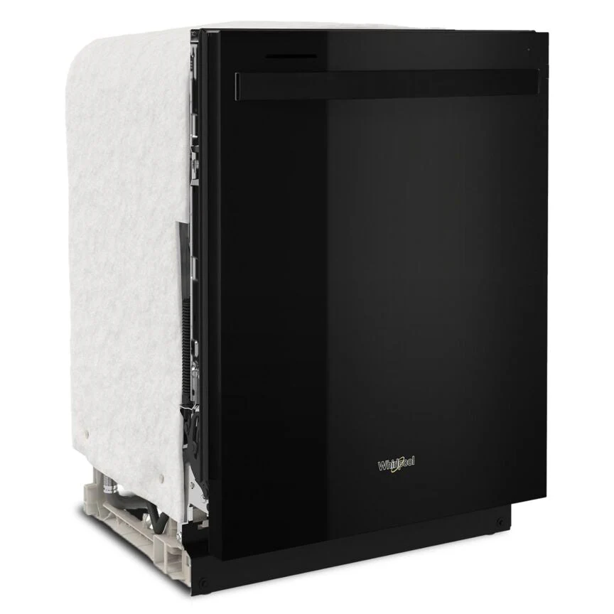 Whirlpool Black Dishwasher with Deep Top Rack (50 dBA) - WDT740SALB