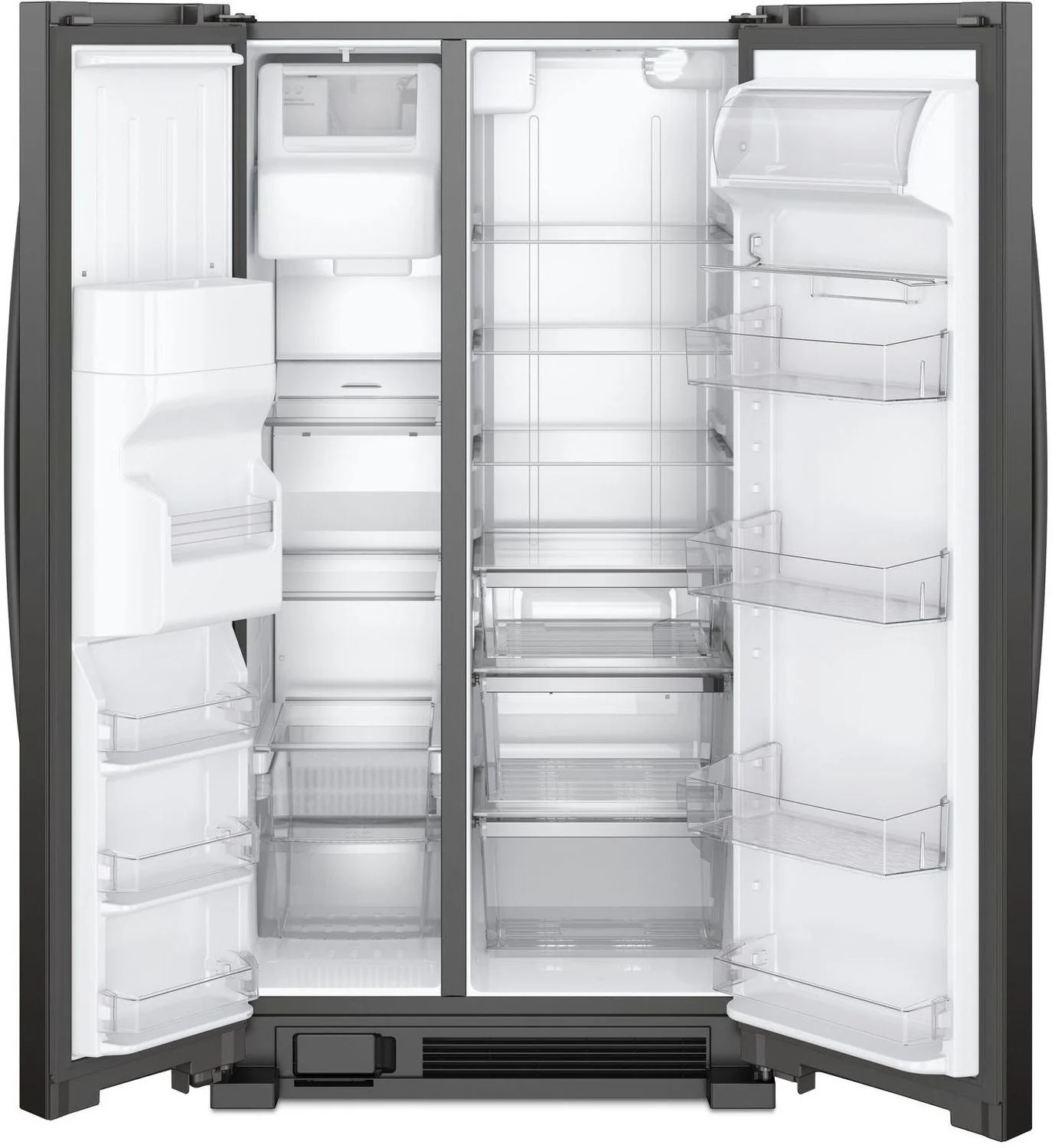 Whirlpool Black Side-by-Side Refrigerator (21 Cu. Ft.) - WRS321SDHB - Image 4