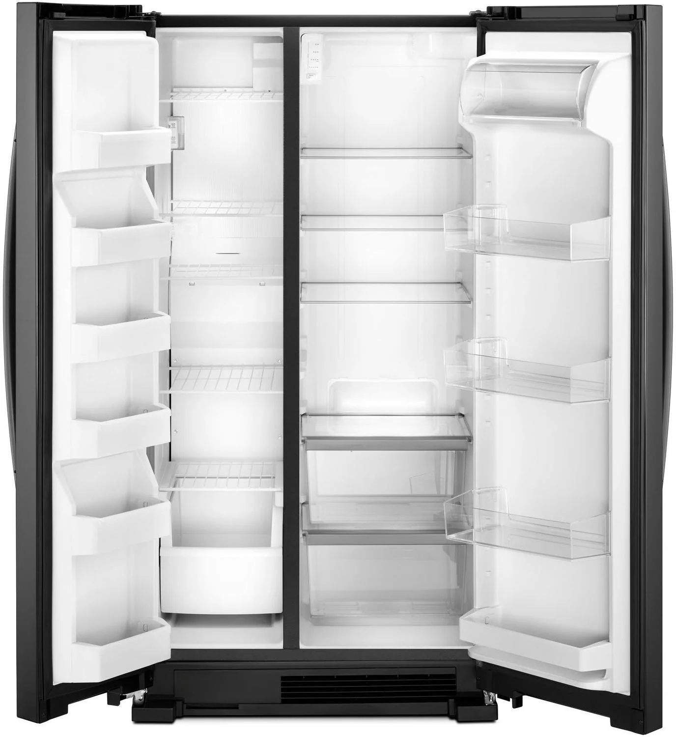 Whirlpool Black Side-by-Side Refrigerator (25 Cu. Ft.) - WRS315SNHB - Image 4