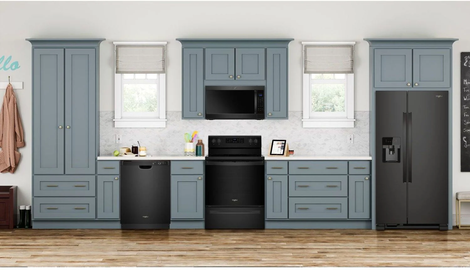 Whirlpool Black Side-by-Side Refrigerator (25 Cu. Ft.) - WRS335SDHB - Image 2