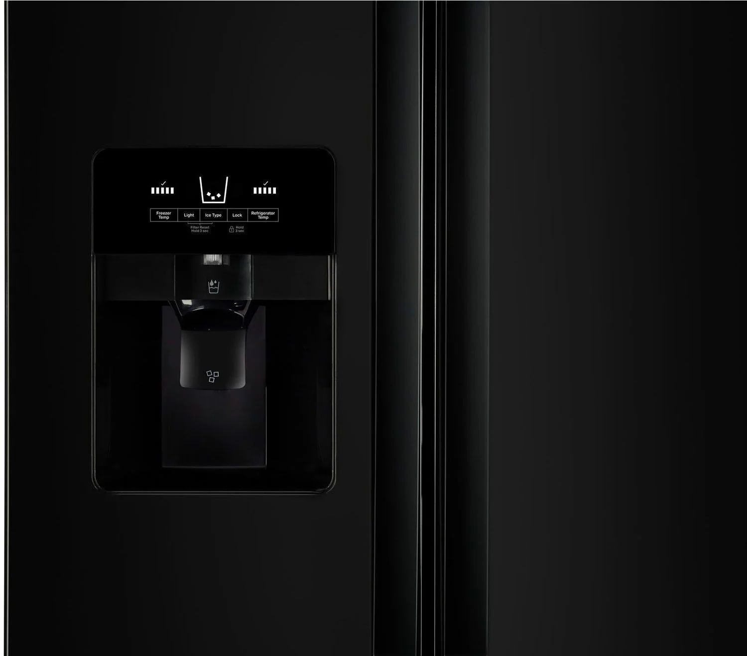 Whirlpool Black Side-by-Side Refrigerator (25 Cu. Ft.) - WRS335SDHB - Image 4
