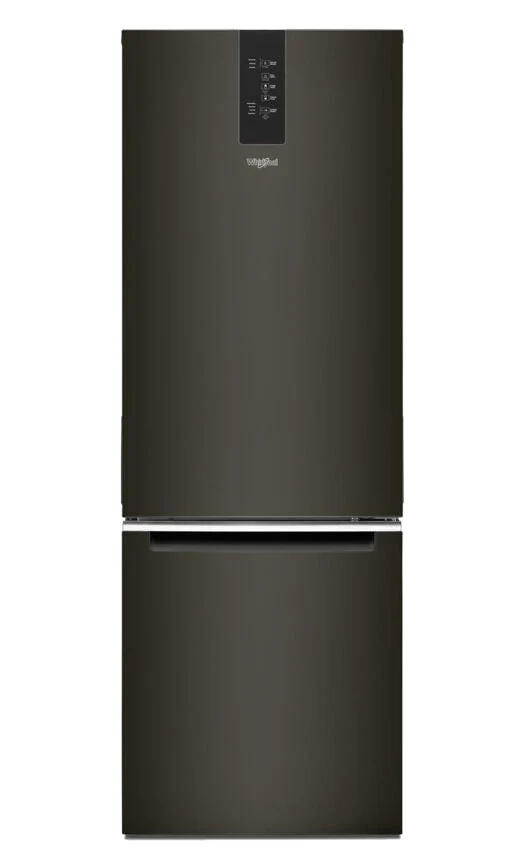Whirlpool Black Stainless Steel Counter-Depth Bottom-Freezer Refrigerator (12.9 Cu.Ft.) - WRB543CMJV - Image 3