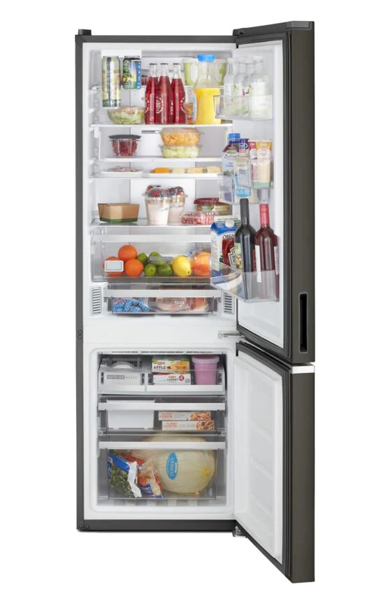 Whirlpool Black Stainless Steel Counter-Depth Bottom-Freezer Refrigerator (12.9 Cu.Ft.) - WRB543CMJV - Image 5