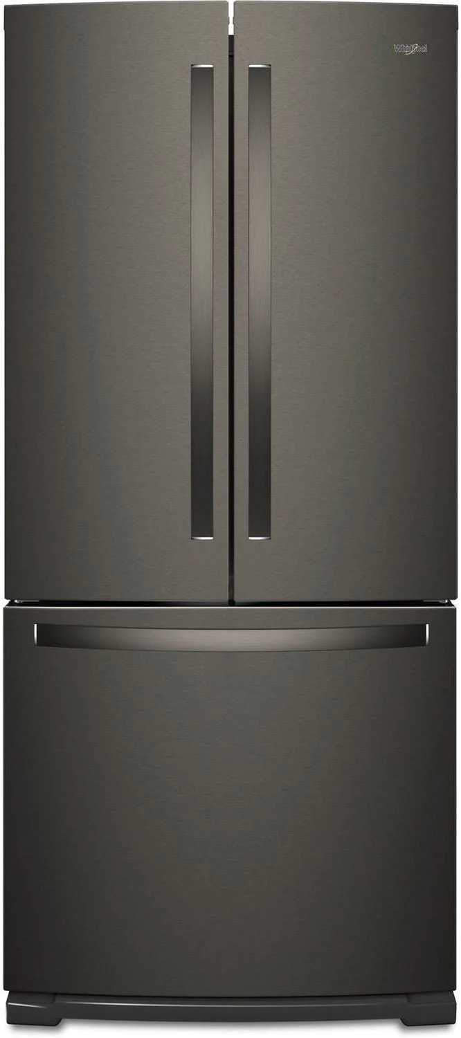 Whirlpool Black Stainless Steel French Door Refrigerator (20 Cu. Ft.) - WRF560SMHV