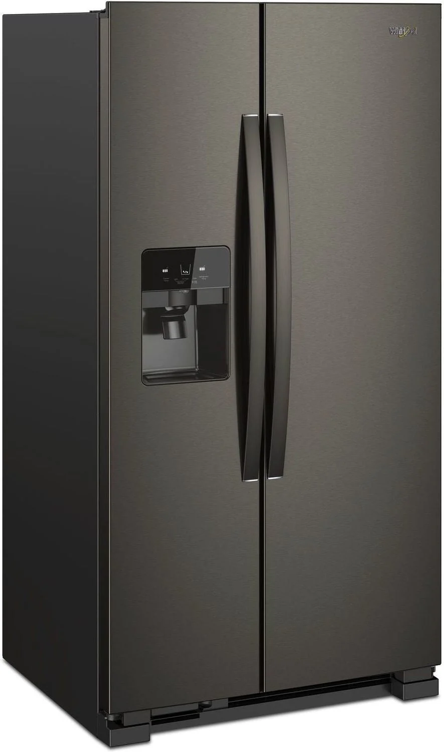 Whirlpool Black Stainless Steel Side-by-Side Refrigerator (25 Cu. Ft.) - WRS325SDHV - Image 3