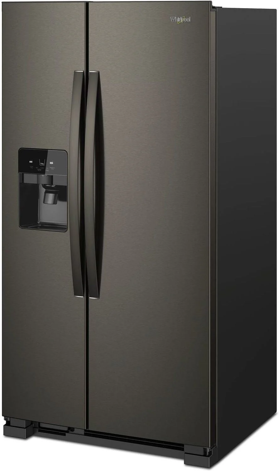 Whirlpool Black Stainless Steel Side-by-Side Refrigerator (25 Cu. Ft.) - WRS325SDHV - Image 4