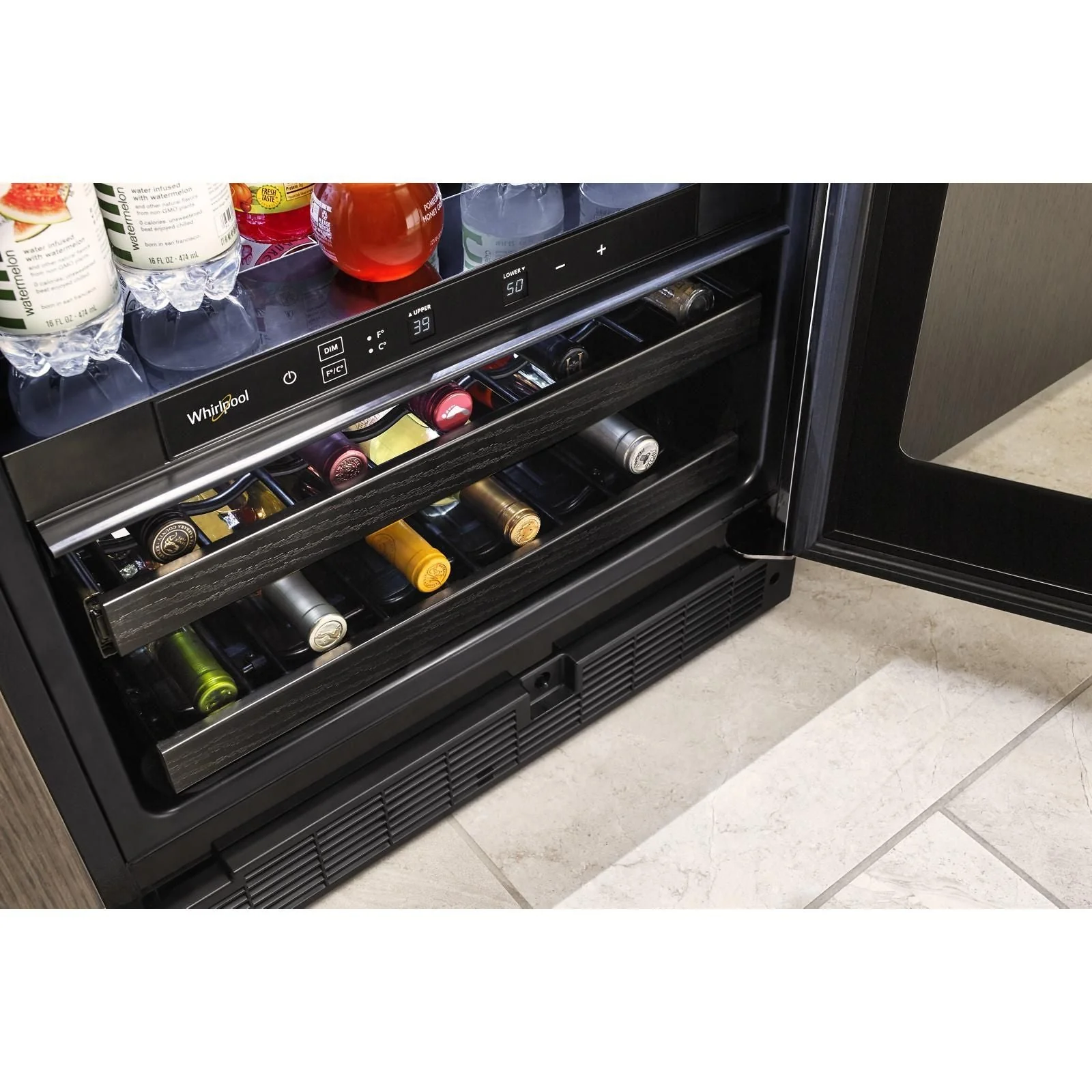 Whirlpool Black Stainless Undercounter Beverage Center (5.2 Cu.Ft.) - WUB50X24HV - Image 3
