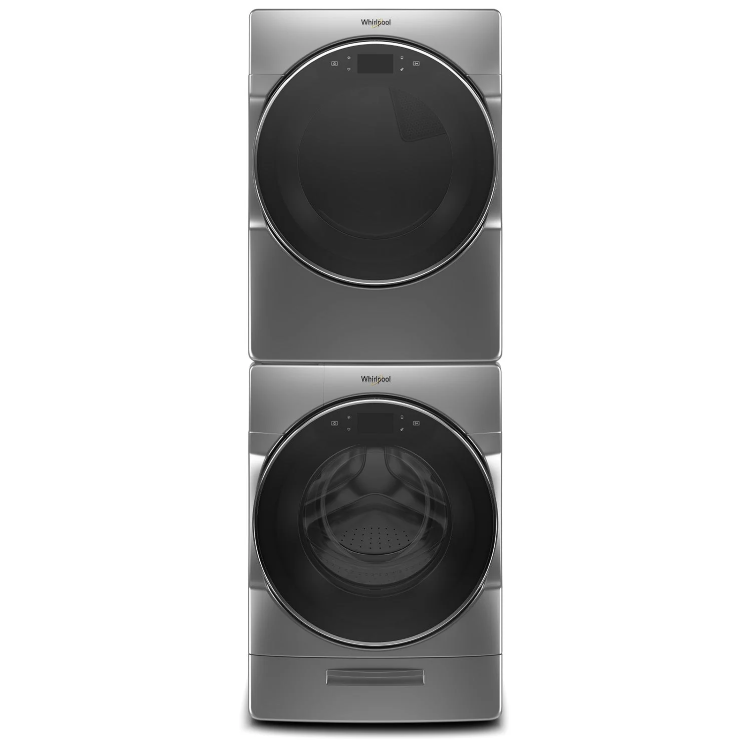 Whirlpool Chrome Shadow Front-Load Washer (5.8 cu. ft.) & Gas Dryer (7.4 cu. ft.) - WFW9620HC/WGD9620HC - Image 3