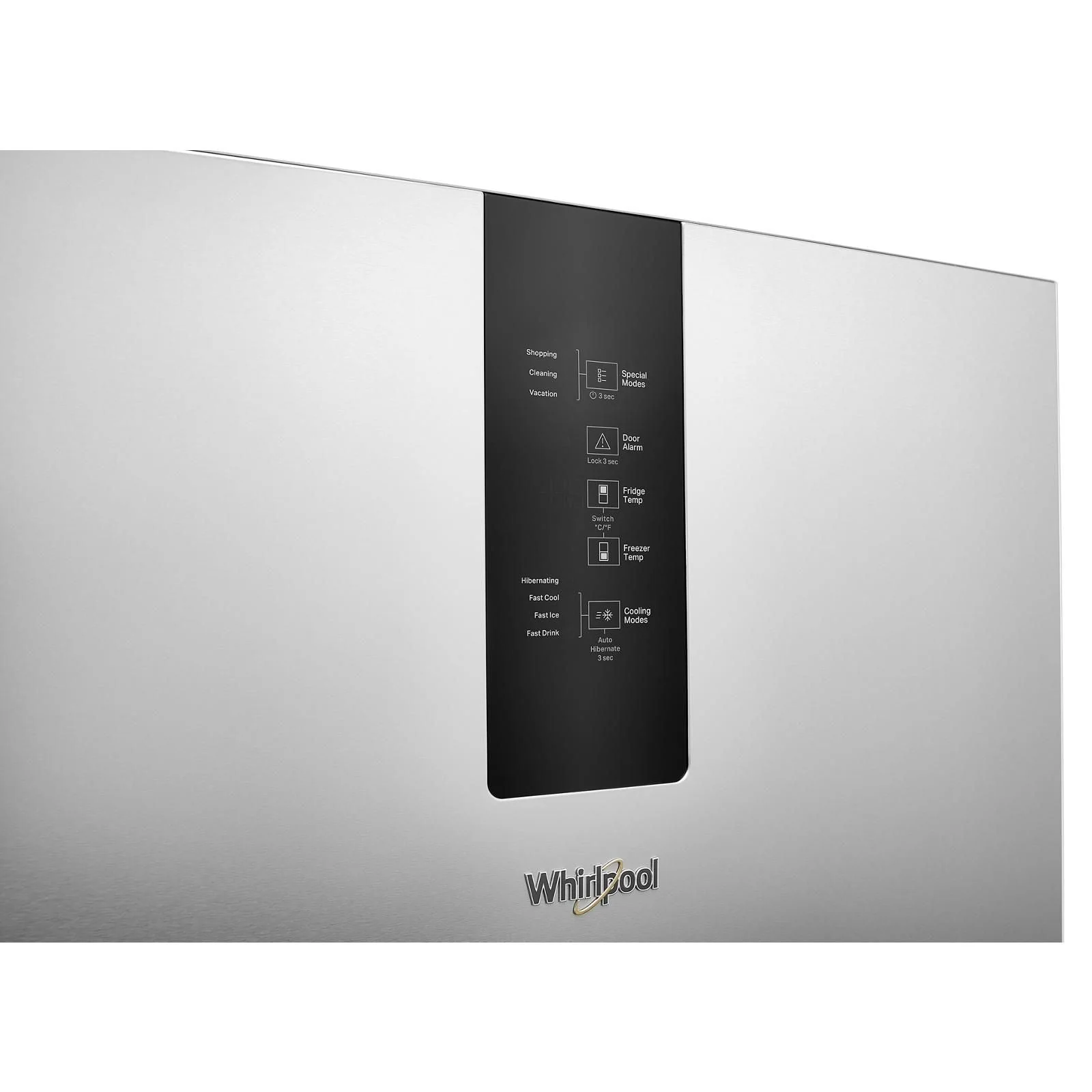 Whirlpool Fingerprint Resistant Stainless Steel Bottom Freezer Refrigerator (12.7 Cu.Ft.) - WRB543CMJZ - Image 3