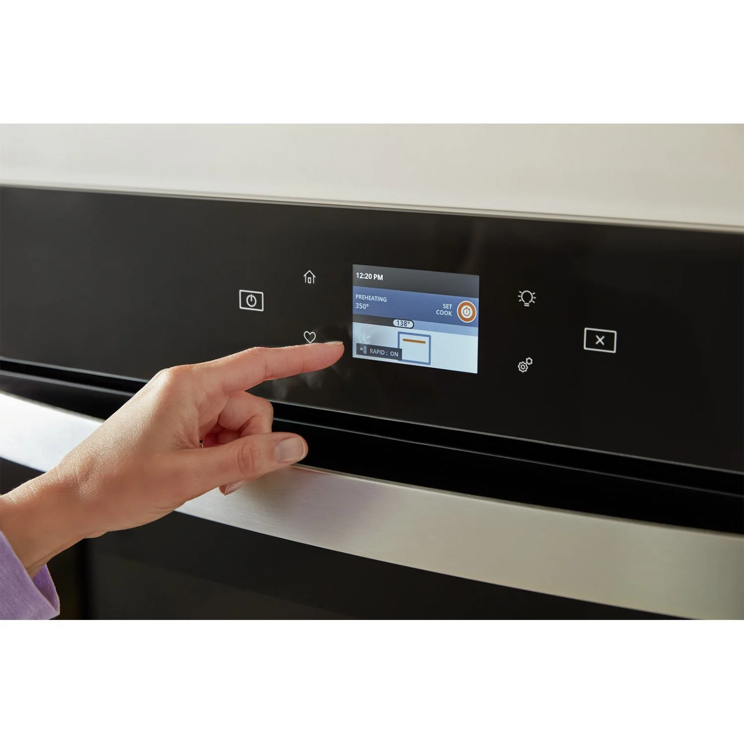 Whirlpool Fingerprint Resistant Stainless Steel Combi Wall Oven (6.40 Cu Ft) - WOEC5030LZ - Image 5