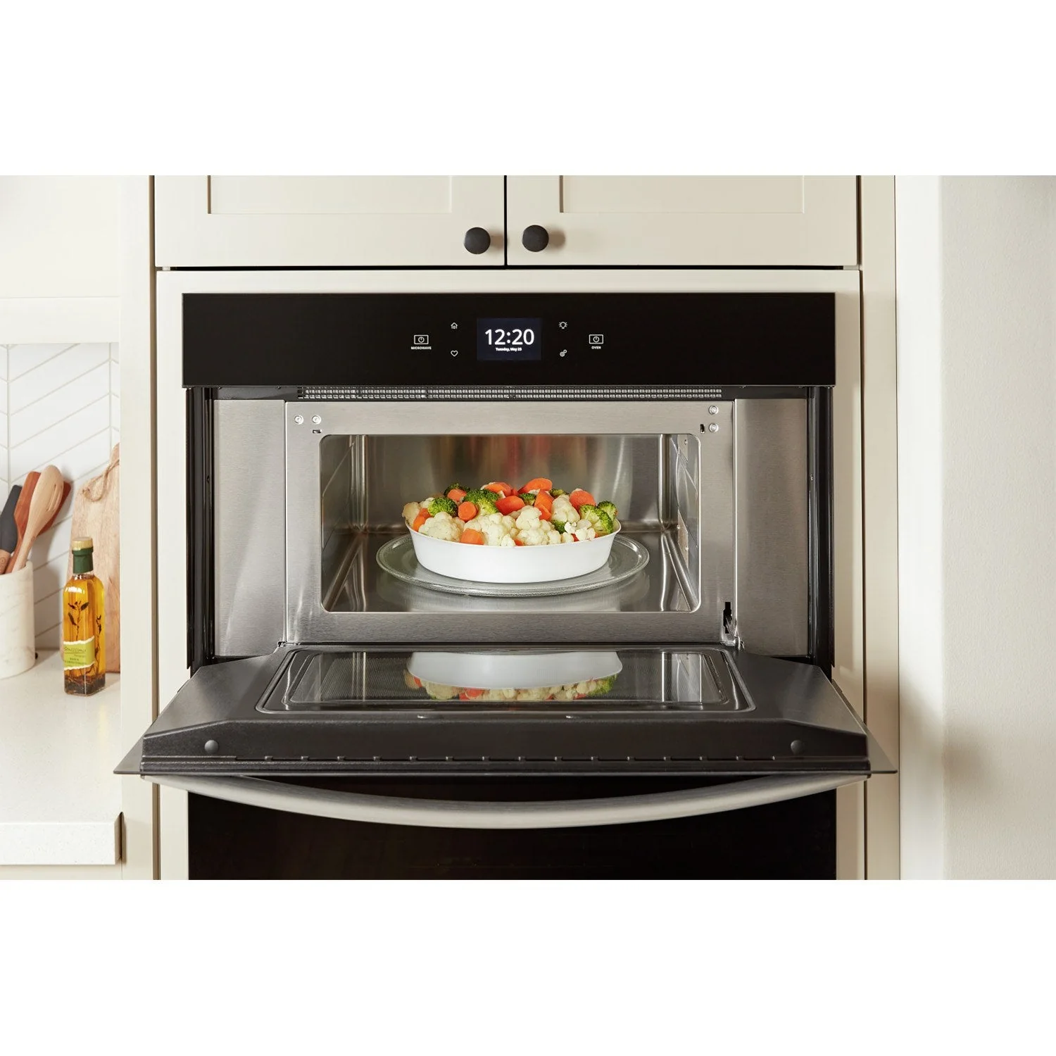 Whirlpool Fingerprint Resistant Stainless Steel Combo Wall Oven (5.70 Cu Ft) - WOEC5027LZ - Image 6