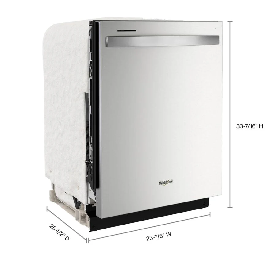 Whirlpool Fingerprint Resistant Stainless Steel Dishwasher with Deep Top Rack (50 dBA) - WDT740SALZ - Image 11