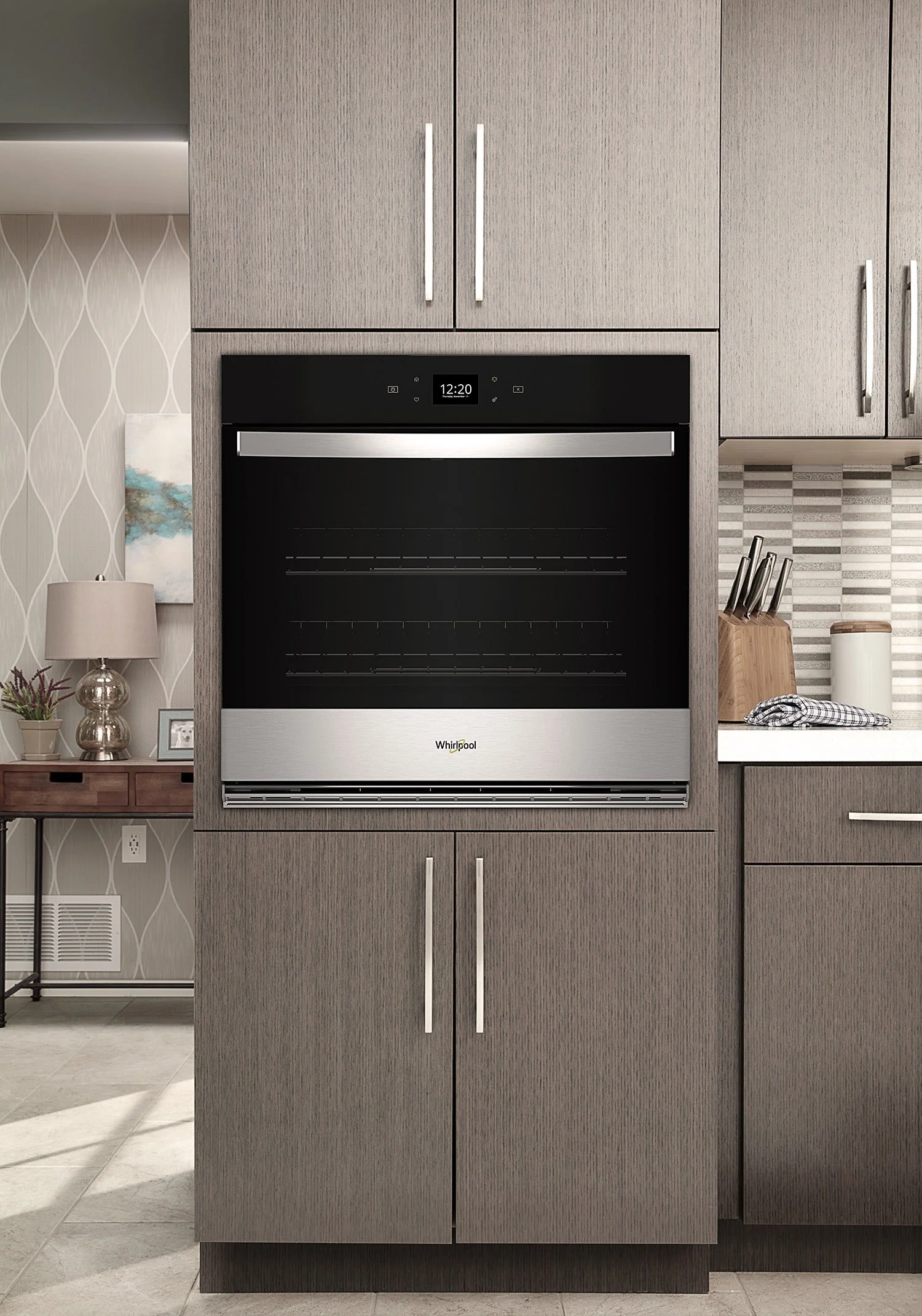 Whirlpool Fingerprint Resistant Stainless Steel Wall Oven (5.00 Cu Ft) - WOES5030LZ - Image 8